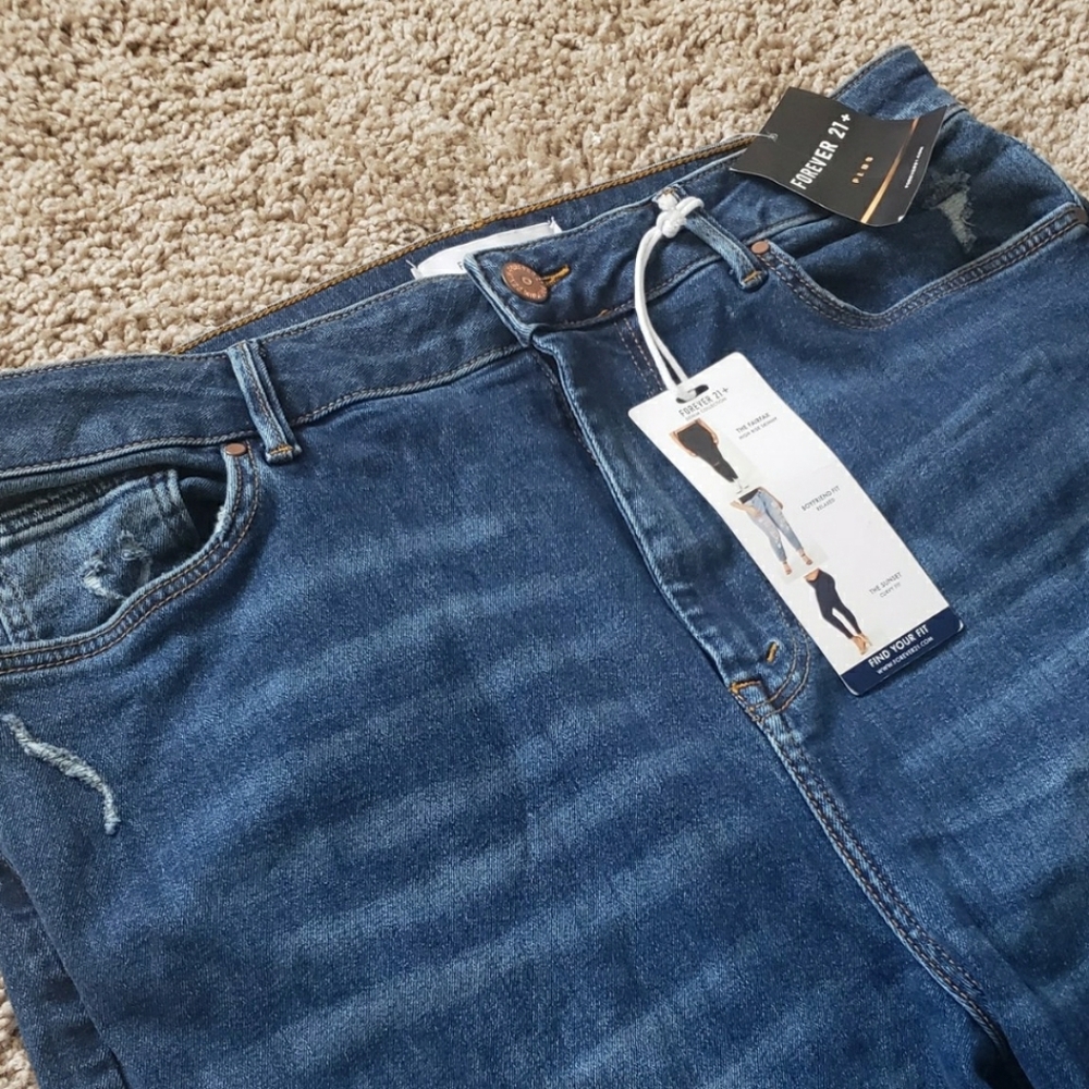 💓 forever 21+ high waisted jeans !!